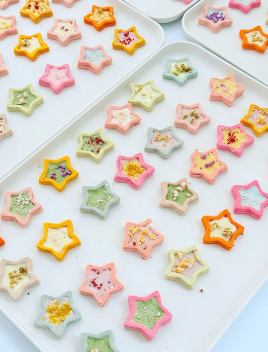 Colorful Star Glazed Cookie