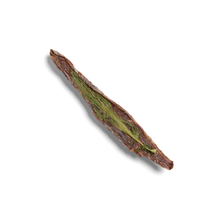 Dried Duck Jerky with Chicory