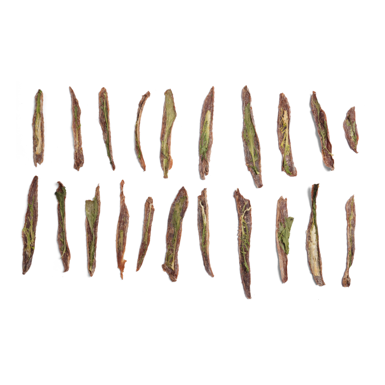 Dried Duck Jerky with Chicory