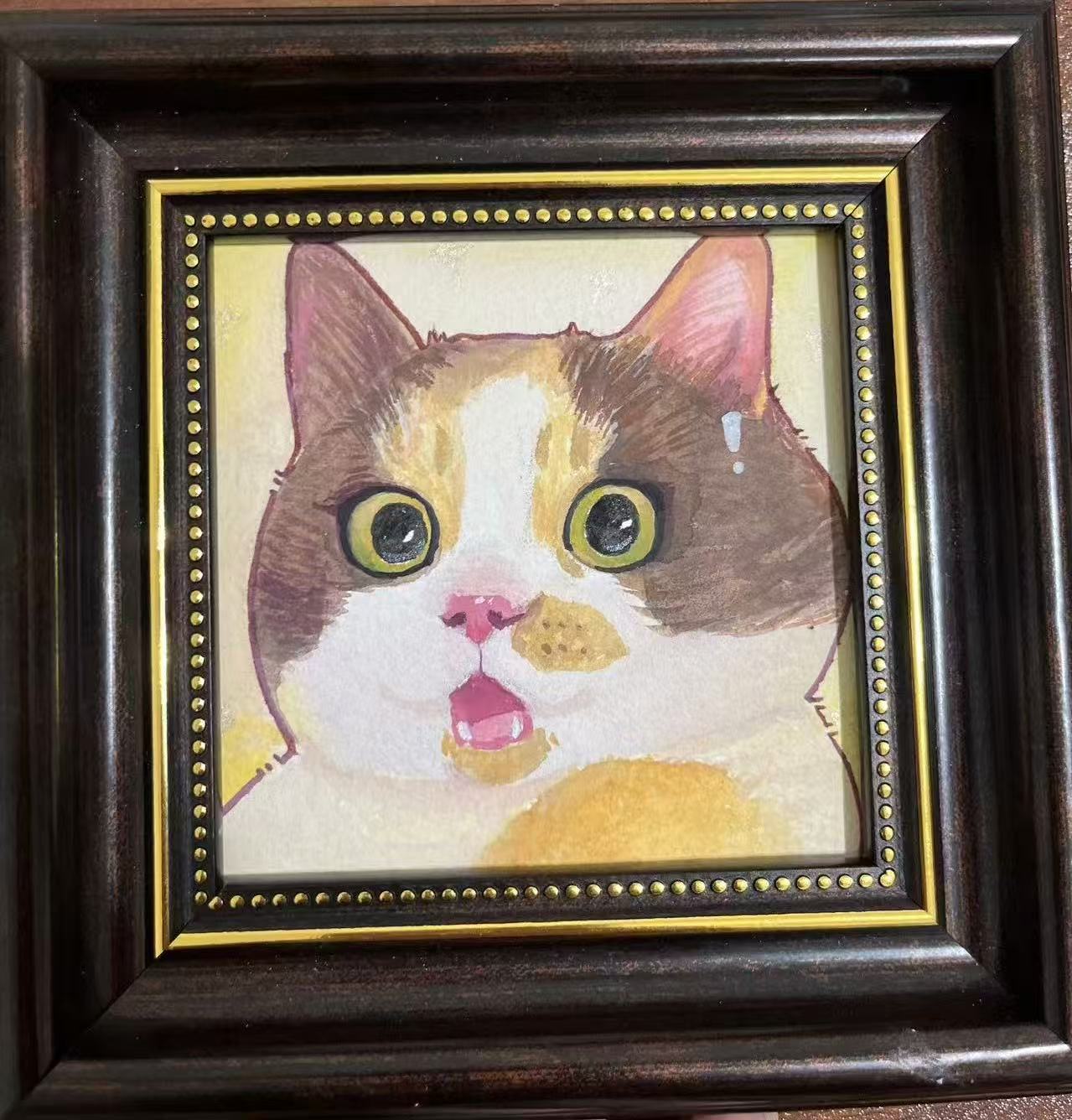 Custom Pet Portrait – Handcrafted Watercolor Art