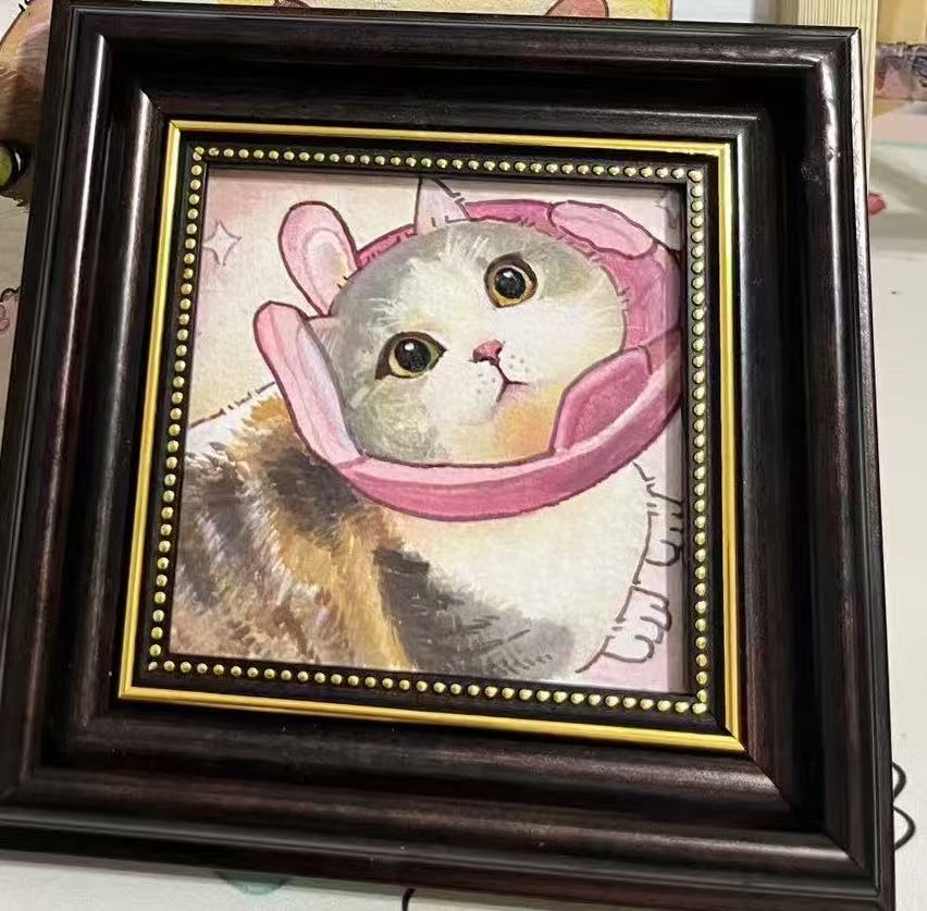 Custom Pet Portrait – Handcrafted Watercolor Art