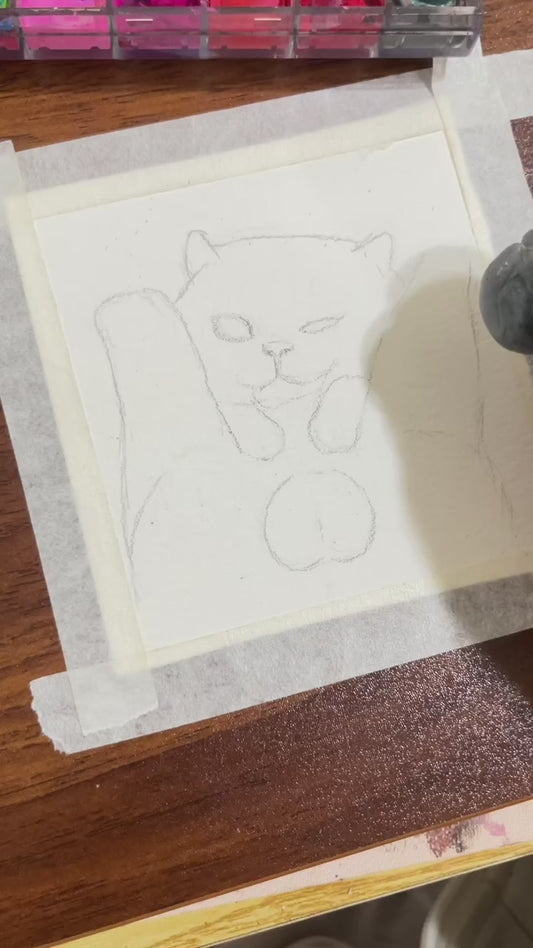 Custom Pet Portrait – Handcrafted Watercolor Art